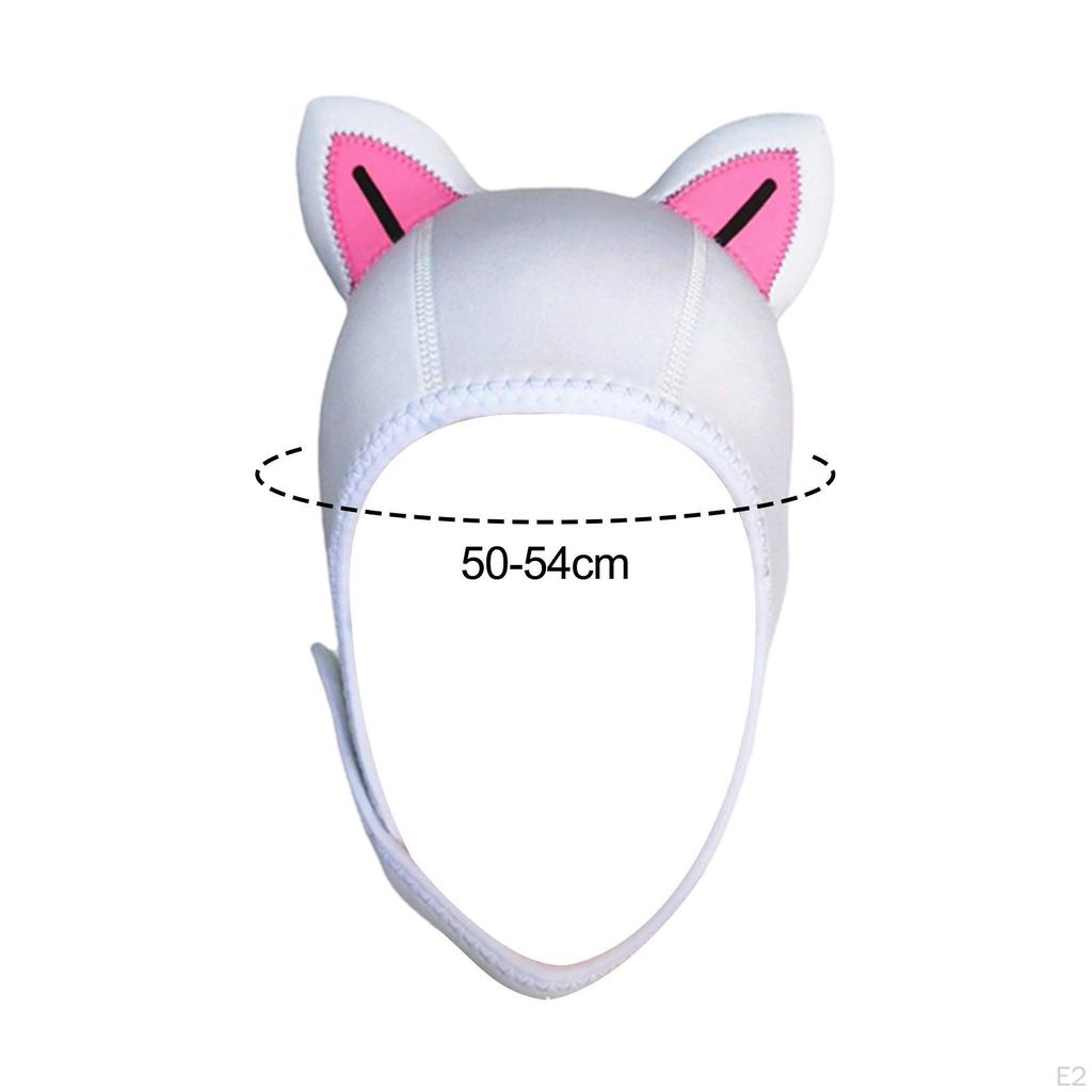 Diving Hood Thermal Surfing 3mm Neoprene with Air Vent Comfortable Cute Hat