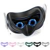Silicone VR Face Cover Sweatproof Face Cushion with Anti-Leakage Nose Pad Face Cushion Pad Replacement for Meta Quest 3S