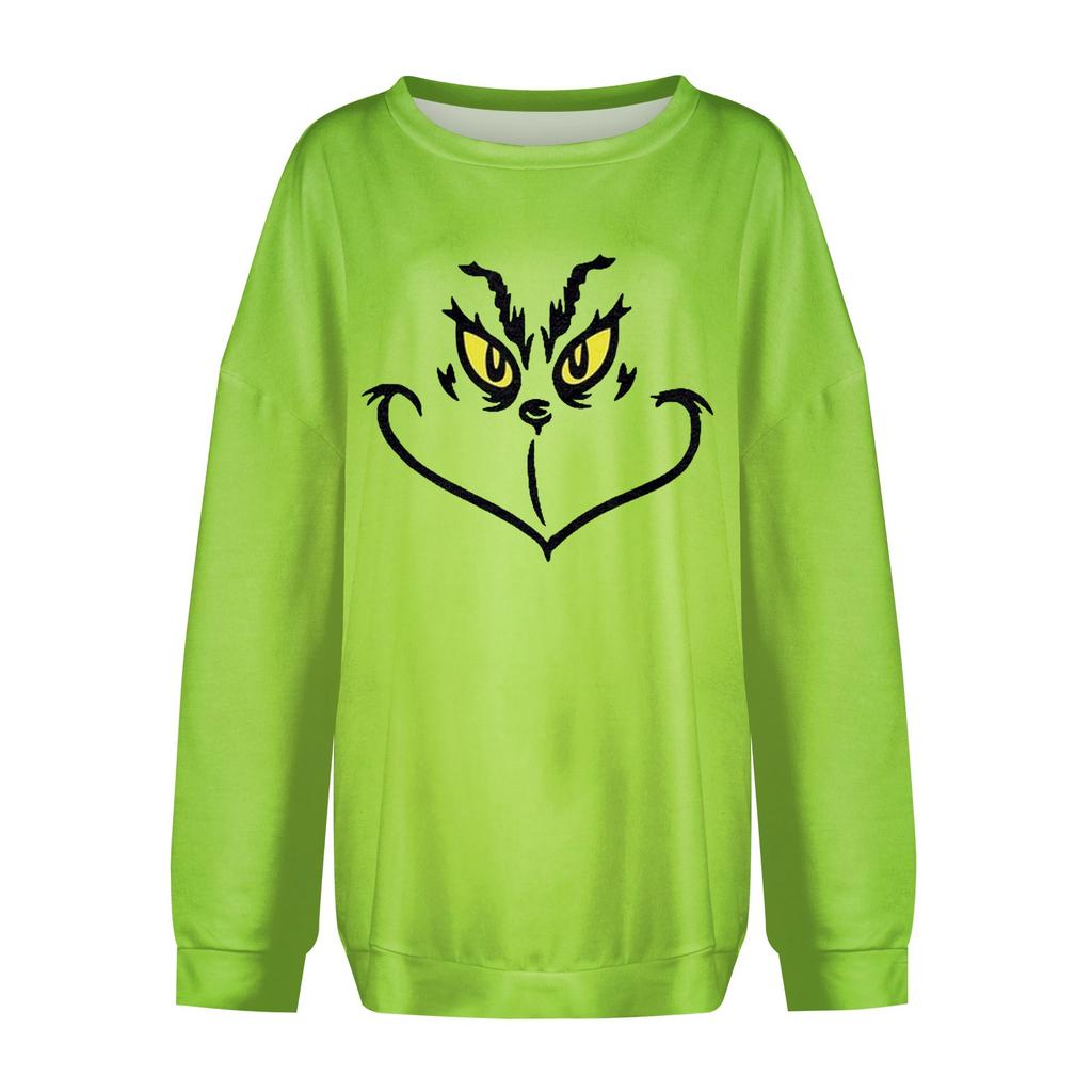 Frauen Herbst Winter Tops Damen Langarm Sweatshirt Casual Crewneck Loose Fit Pollover Fleece Tops