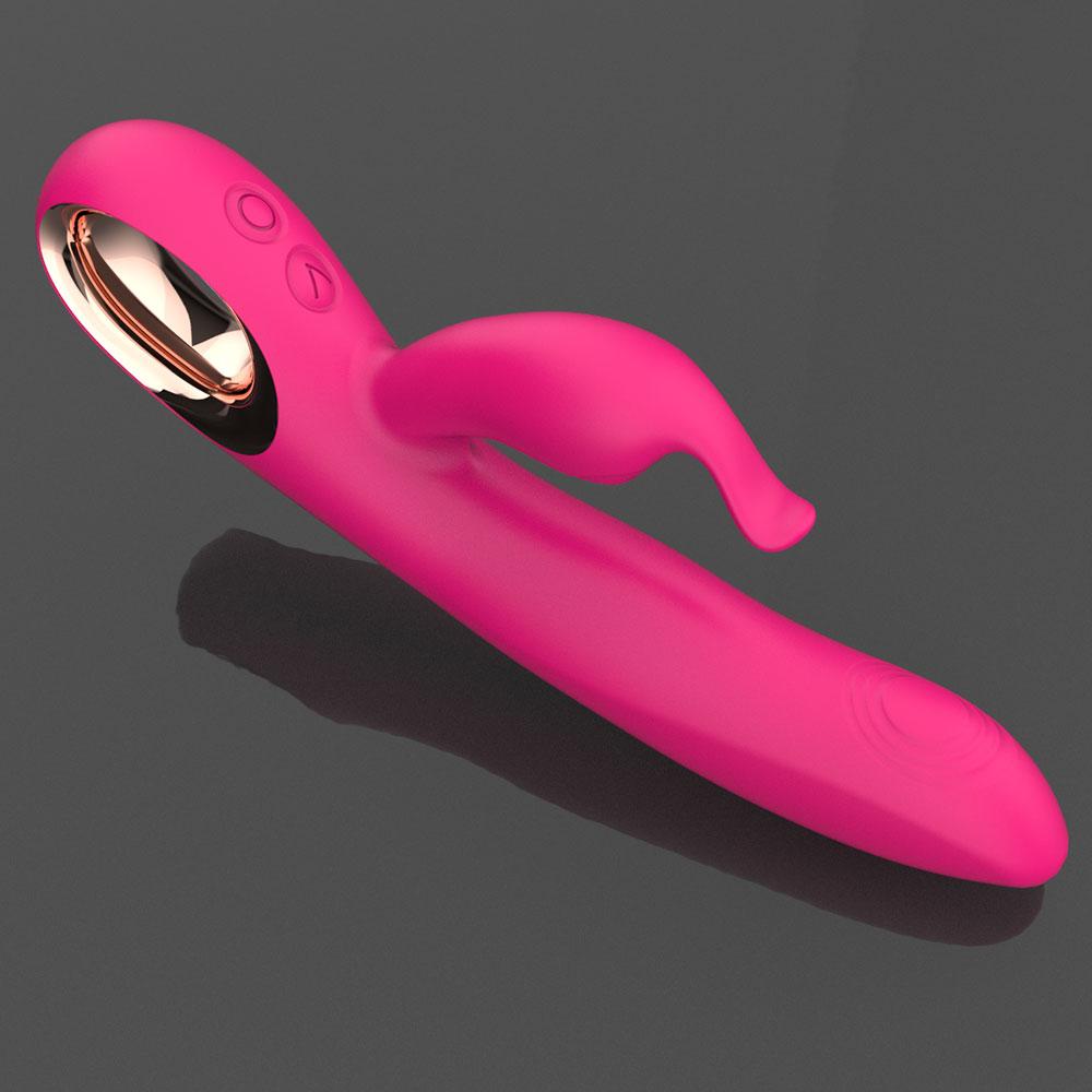 Thrusting Rabbit Vibrator for Women Rechargeable 10 Vibration Modes G Spot Massager Clitoral Stimulator Adult Sex Toys Female Masturbation