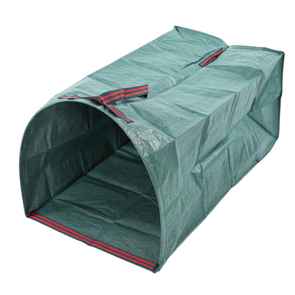 Leaf Bag Large Capacity Dustpan Type Foldable Reusable Garden Waste Collector Bag with Handles for Yard Cleaning