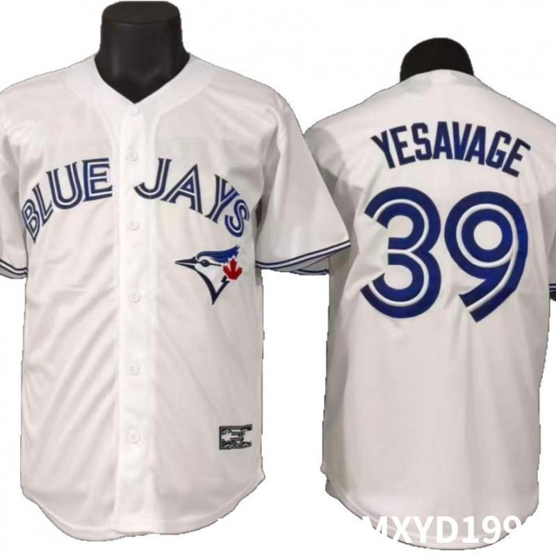 Toronto Blue Jays 39 White Baseball Jersey Unisex Embroidered Sports Fan Apparel