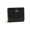 New COACH Snap Wallet Leather Card Holder, Wallet Women's Black CH594-IMBLK