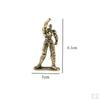 Miniature Inspiring Figurine People Sculpture Tabletop Ornament Decorative Statue for Bookshelf