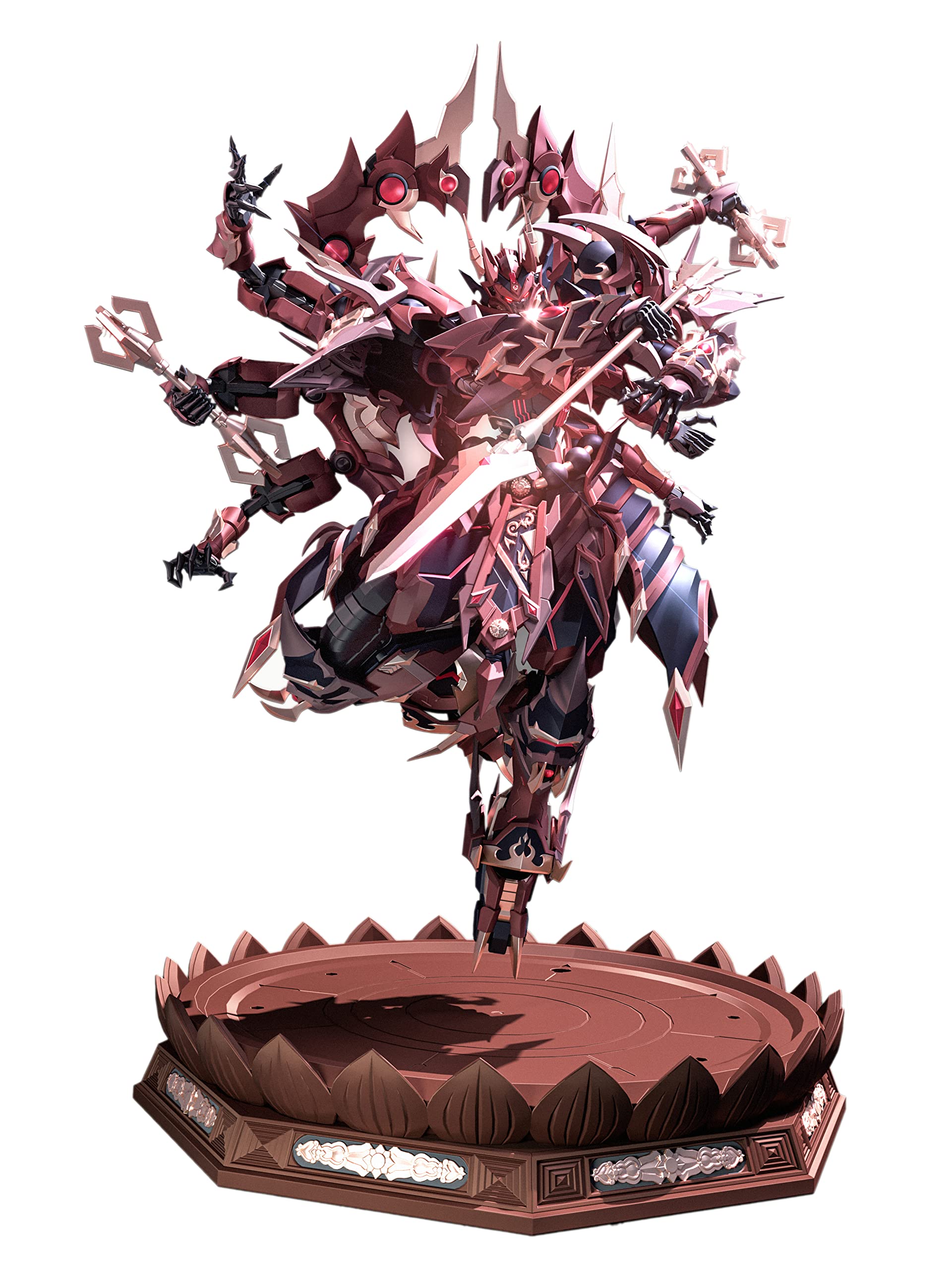 

ZEN Of Collectible CD 06 Ашура окрашенная подвижная фигурка [модель Kurado] ПВХ и АБС и сплав