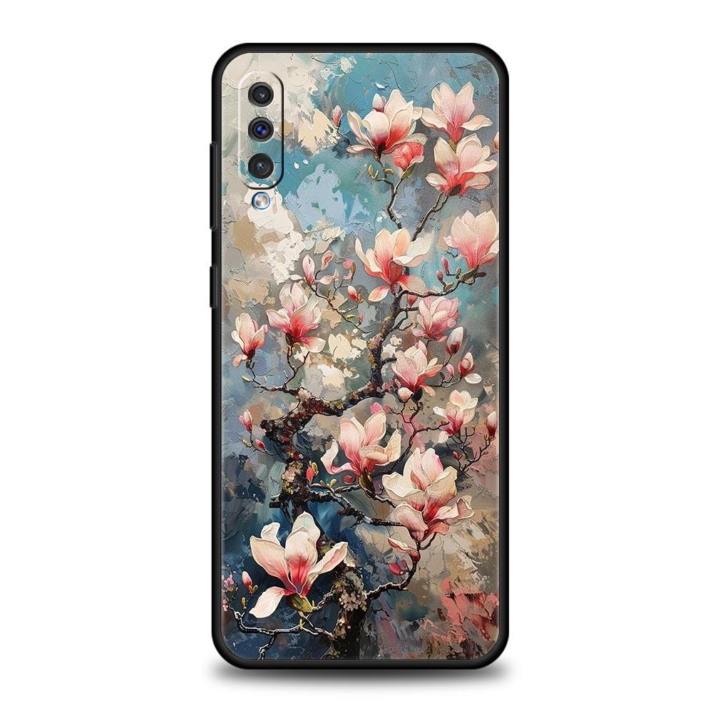 Claude Monet Garden Paint Art Case For Samsung A26 A36 A56 A54 A52 A50 A70 A40 A12 A14 A16 A22 A24 A42 A34 A32 5G A06 5G Cover