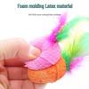 Cat Toy: Interactive Elastic Foam Ball with Feathers