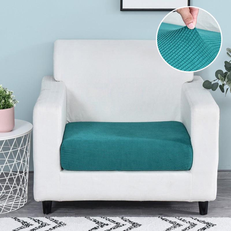 Housse de Coussin de Canapé en Tissu Polaire Extensible Housses de Canapé Élastiques Housse de Coussin de Siège Élastique Pour Salon