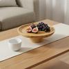 High Footed Serving Plate Elevated Design Wooden Pedestal Tray Vintage type Pedestal Dessert Plate for Living Room, Tea Time,