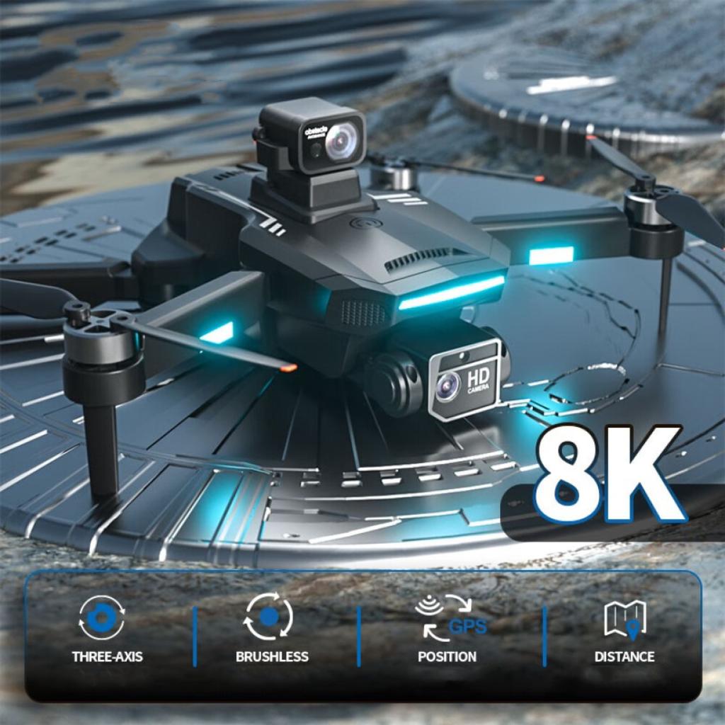 Intelligent obstacle avoidance UAV 8K professional aerial photography high-definition adult version 10 km endurance brushless motor