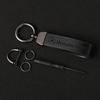 GLC GLB Car Vintage Leather Keychain Ring Zinc Alloy Chain Key For Mercedes Benz AMG W177 W176 X166 X167 C257 C218 X253 C118 C1