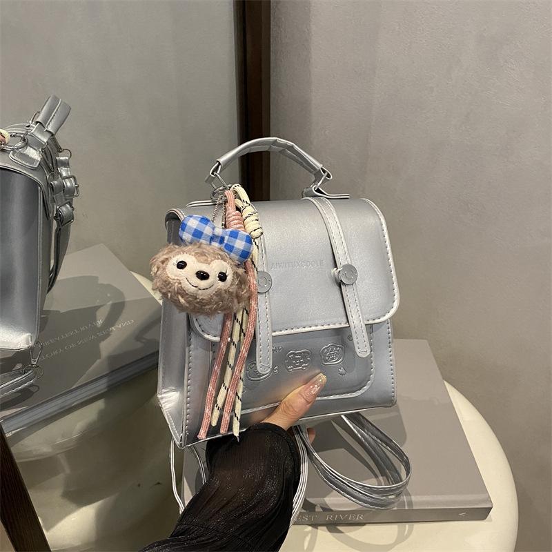 Schoolbag niche design casual texture women's backpack fashion trend personalized bag 1011 autumn and winter new backpack