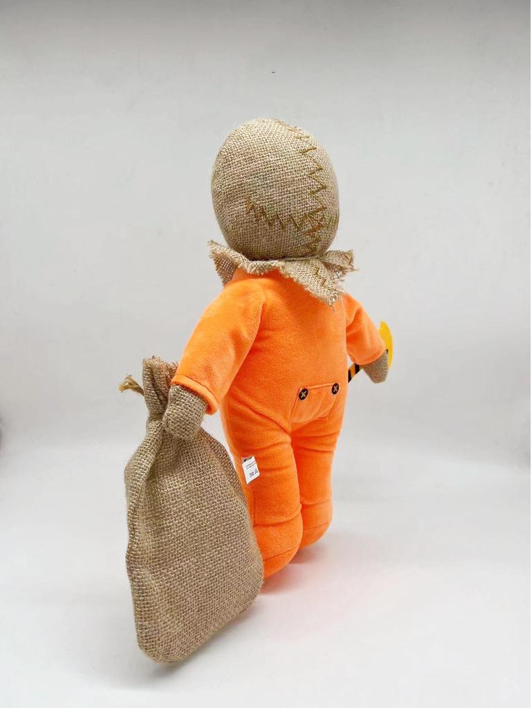 Trick 'r Treat Sam Plush Toy: Halloween Pumpkin Man Doll