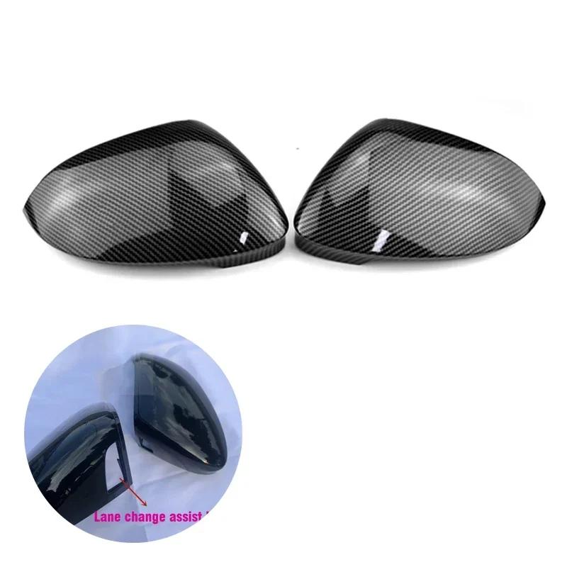 For Volkswagen VW Golf 8 MK8    ABS Car Rearview Side Mirror Cover Wing Cap Exterior Door Housing Trim Replacement