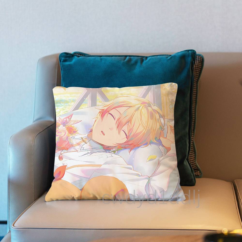 Tenma Tsukasa PProject SEKAI Pillow Case Short Plush Sofa Decorative Gift Home Doublesided Printing Cushio