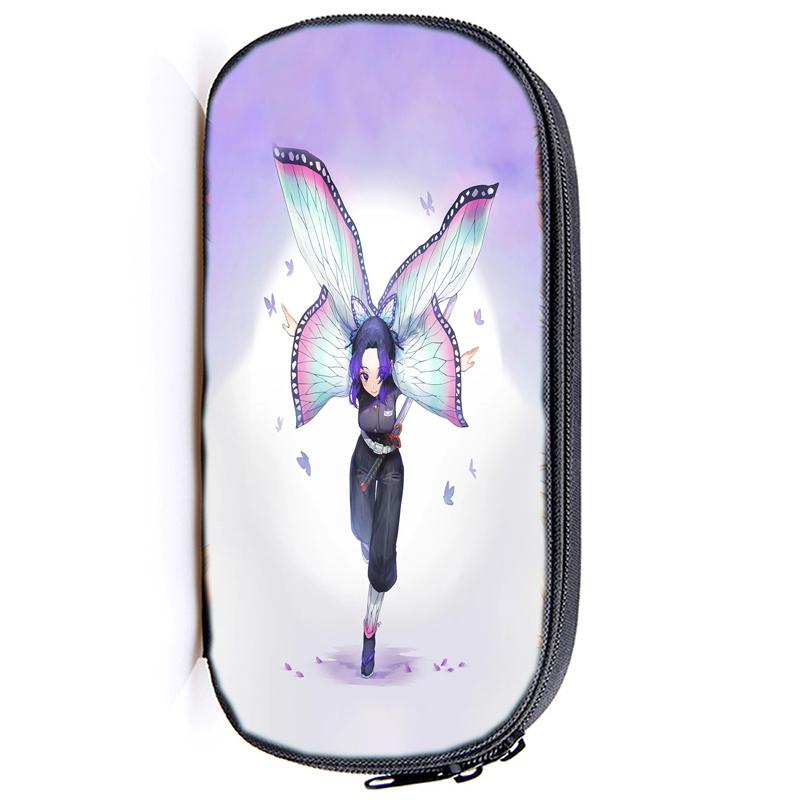 Demon Slayer Kamado Tanjirou Pencil Case Nezuko Boys Girls Kids Zenitsu Kimetsu No Yaiba Pencil Box Students Anime Pen Bags Children Gifts