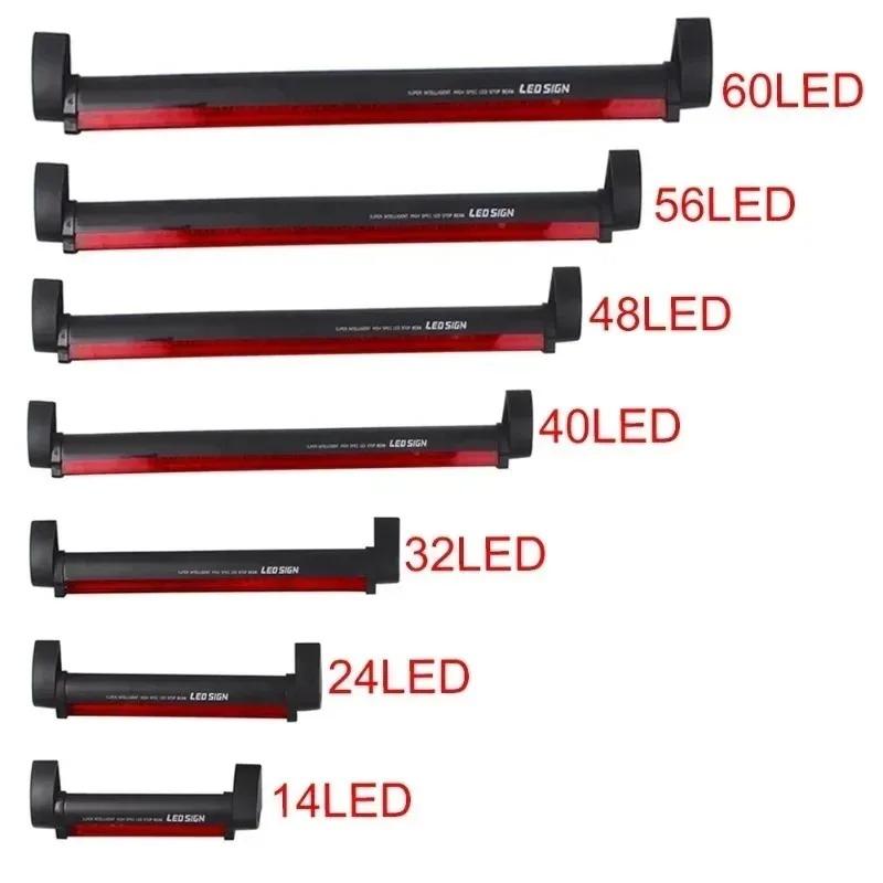 14/24/32/40/48/56/60 LED Universal Modified High Mount Brake Light - 12V Red High Brightness Car Rear Glass Tail Light 1pcs