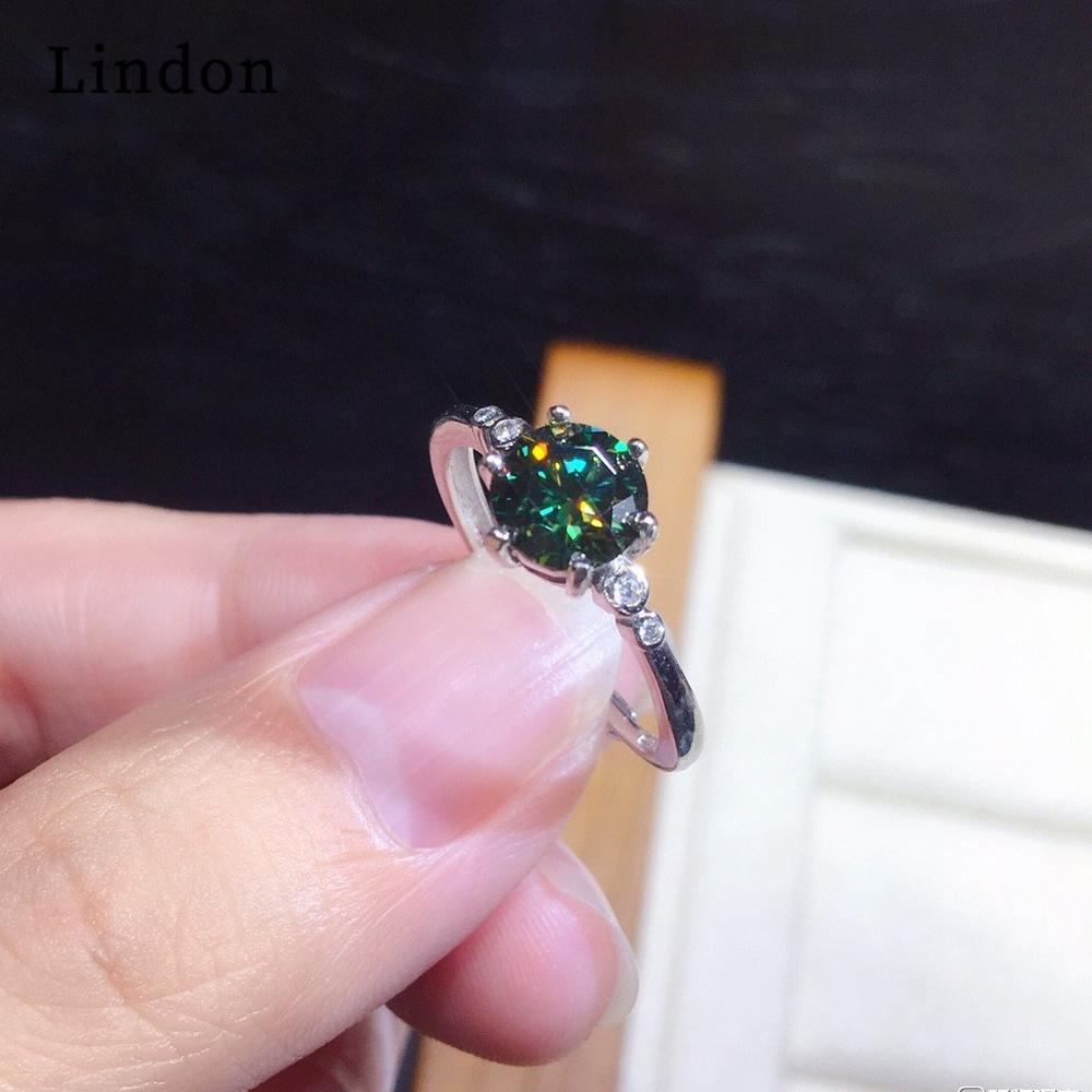 Lindon Classic  Zircon Ring Ladies Jewelry Wedding Promise Party Gift
