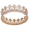 Men's Headwear Prince Crown Beauty Pageant Rhinestone Queen Bar Performance Unisex Round Crown