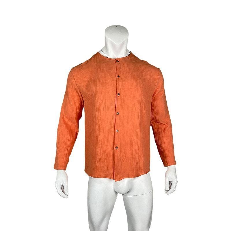 Camicia da uomo con inserti in rete