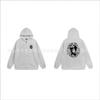 Hooded Zip-Up Sweatshirt Men Women Letter Print Loose Fit Casual Streetwear