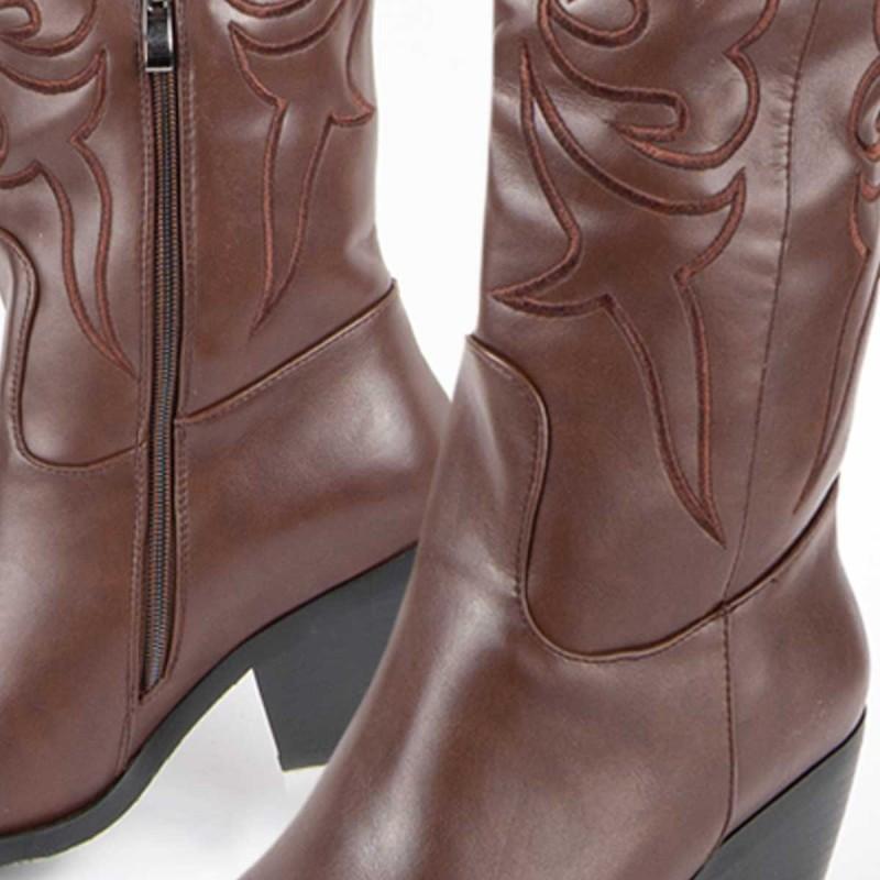 Bota Cowboy Para Mujer. Montevita Botarey 100690