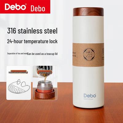 Debo Carol 316 Stainless Steel Portable Tea Thermos Mug