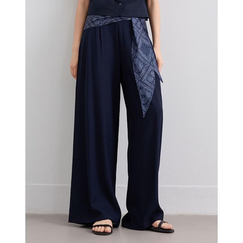 Women s Linen Blend Casual Pants XL