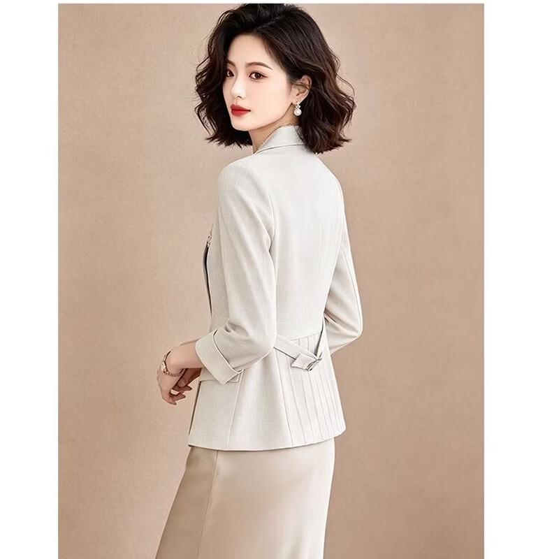 EST+II Women's Slim-Fit Single-Button Business Blazer