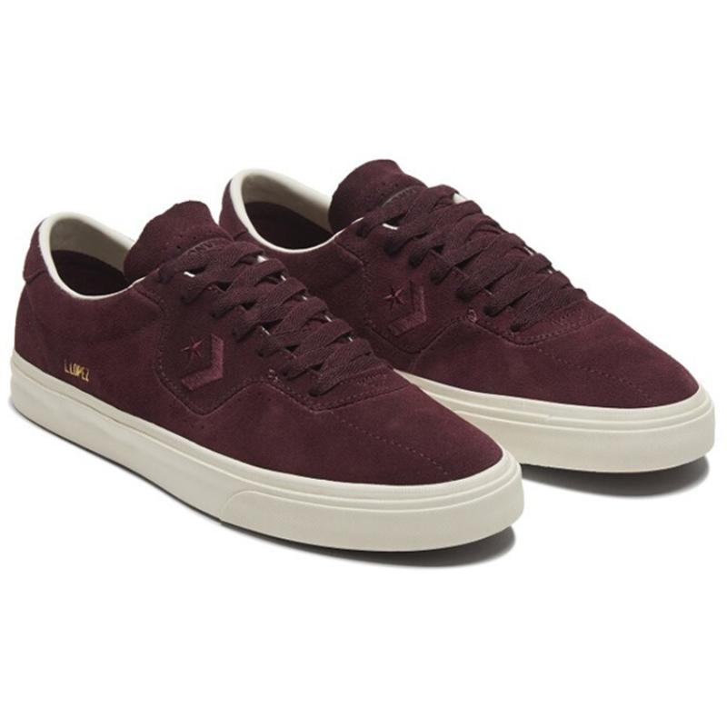 Converse Louie Lopez Pro non-slip and wear-resistant lightweight low-top board shoes unisex in dark red