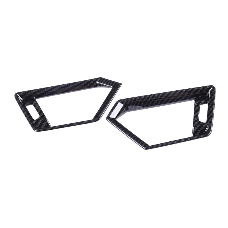 2PCS Car Center Console Front Air Outlet Vent Frame ABS Decoration Auto Interior Accessories For BMW 3 Series G20 G28