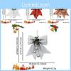 Eye-catching European And American Style Large Christmas Bow Ornaments With Glitter