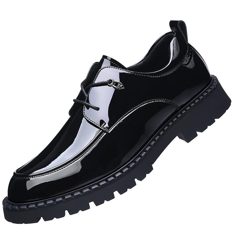 

Fashion Derby men s shoes Luxury designer style Office or business party Hot selling high-quality adult suit shoes Genuine leather 38 чёрный