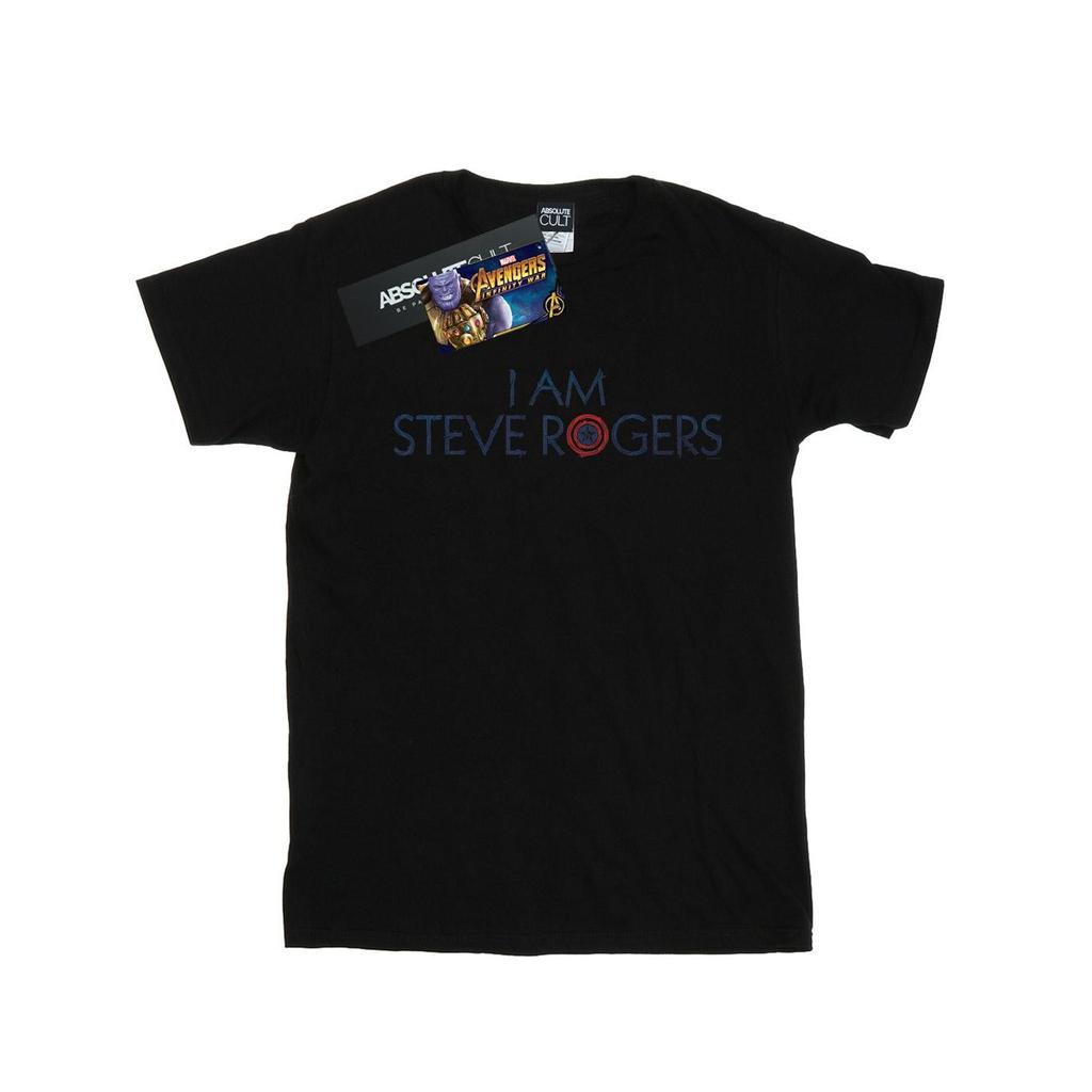 Marvel Mens Avengers Infinity War I Am Steve Rogers T-Shirt