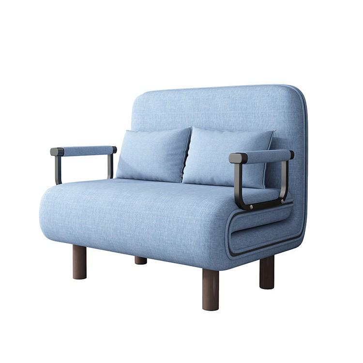 Convertible Foldable Sofa Bed - Dual-Use, Extendable Design for Living Room/Balcony, Ideal for Small Apartments, Double Size, Push-Pull Mechanism.