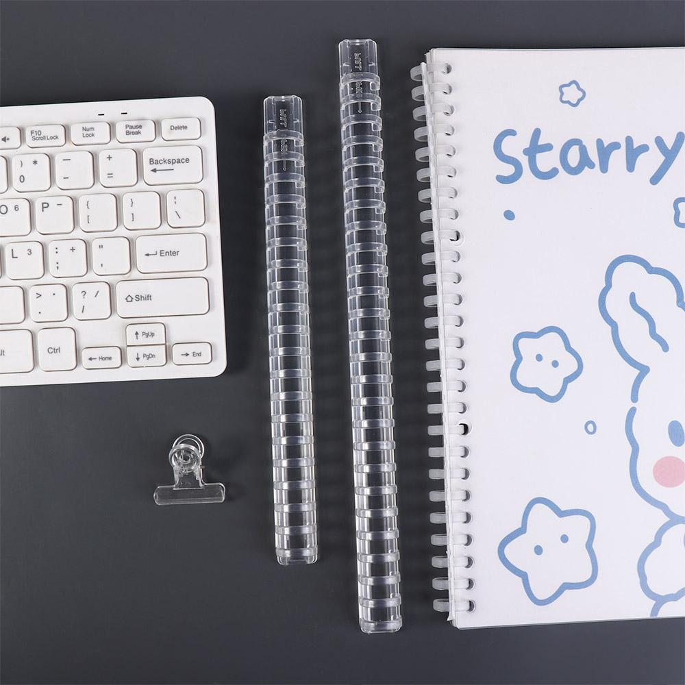 Binder Circle Ring Loose Leaf Book Binder Rings Plastic Comb Bindings Notebook Binding Spines