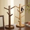 Tassenbaum Kompakter Tassenständer Barzubehör 6 Haken Kaffeetassenhalter Für Hochzeit Wohnzimmer Café Restaurant Hotel Party