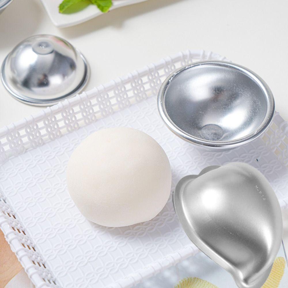 3PCS Aluminium Mango Shape Mold Silver Cake Mold Baking Tool Dessert Mold  Kitchen