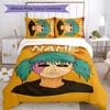 3pcs Custom Name Sally Face Bedding Set Duvet Cover Closure Includes 1 Duvet Cover & 2 Pillowcases for All Seasons Bedroom Decor