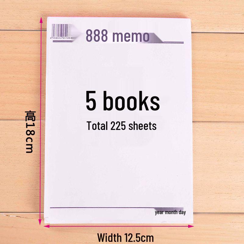 Thickened Tearable Sticky Notes 888 - Draft Notebook & Memo Pad