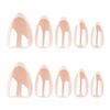 Minimalist French White Press-On Nails - Short Almond Shape for Manicure
