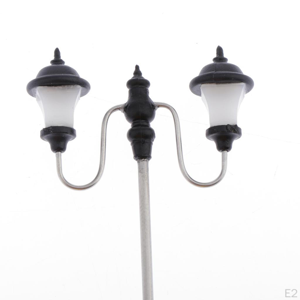 Scale Model Railway Train Lamp Lights - Pack of 5 Garden Landscape Accessories