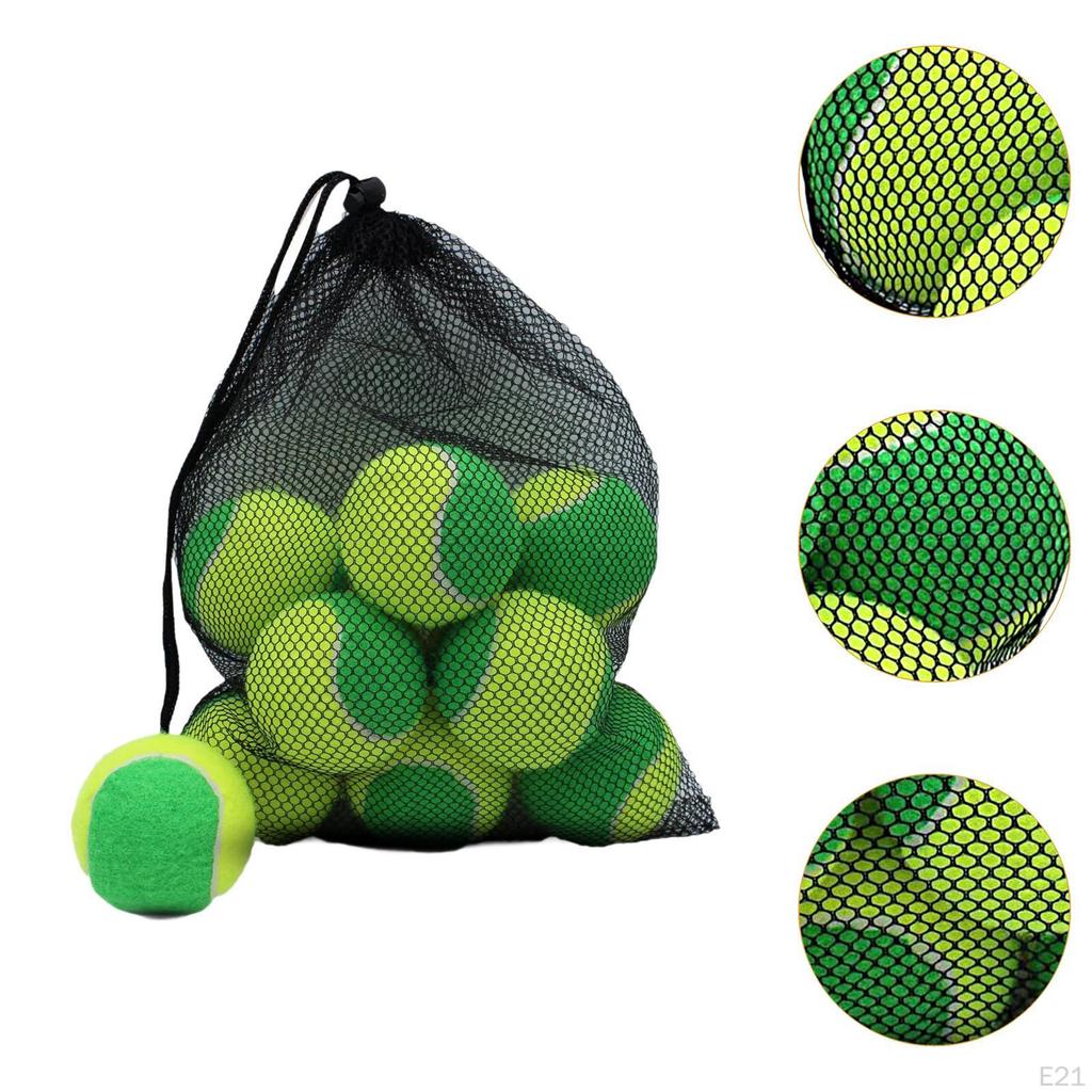 20 Pieces Tennis Balls Training Pet Dog Elastic Wear Resistant for