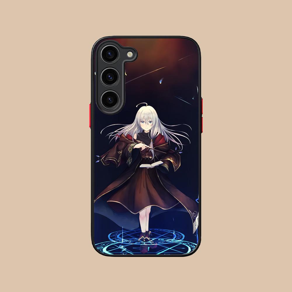 

Wandering Witch Elaina Silicone Mobile Phone Case for Samsung Galaxy S26 S25 S24 S23 S22 S21 Plus FE Ultra Colorful Cover Galaxy S26 Ultra
