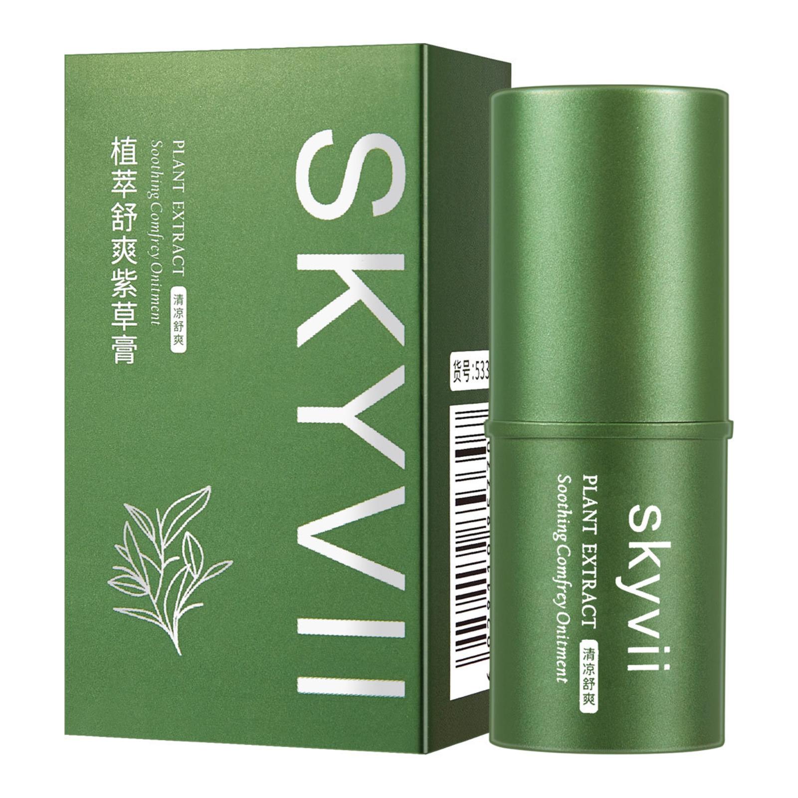 

Skyvii Plant Extract Soothing Comfort Ointment Herbal Formula Skin Relief Stick Suitable for Sensitive Skin Natural Ingredients One Size