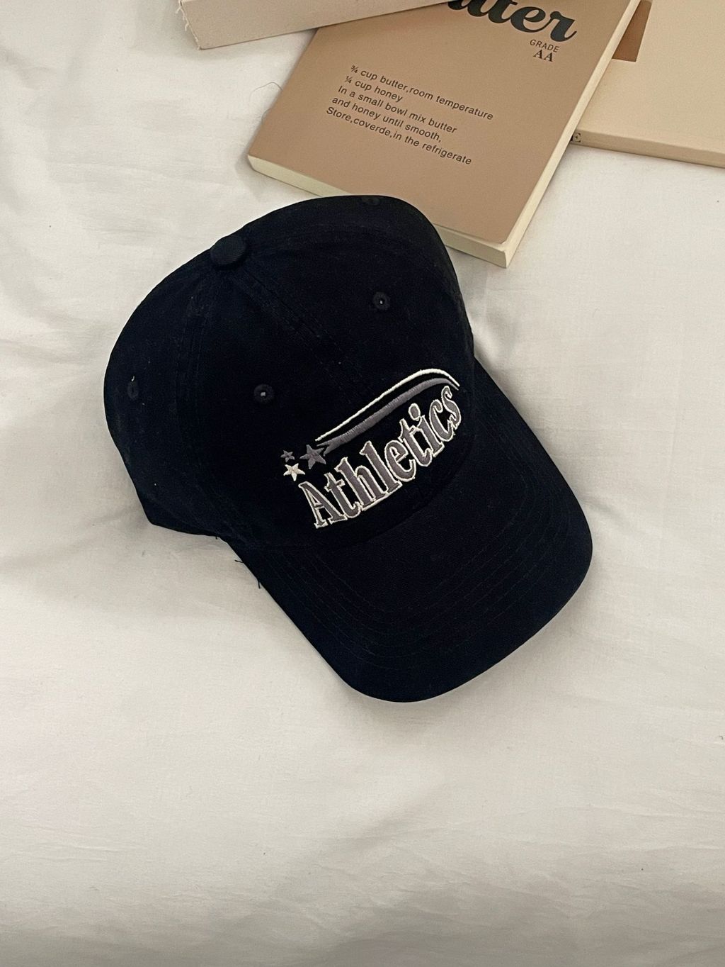 Athletics Cotton Embroidered Baseball Cap With Sun Protection For Casual Wear