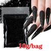 0.2mm Christmas Laser Chrome Red Glitter Powder 10G Ultra Fine Holographic Nail Pigment for Nail Gel Polish Reflective Pigment