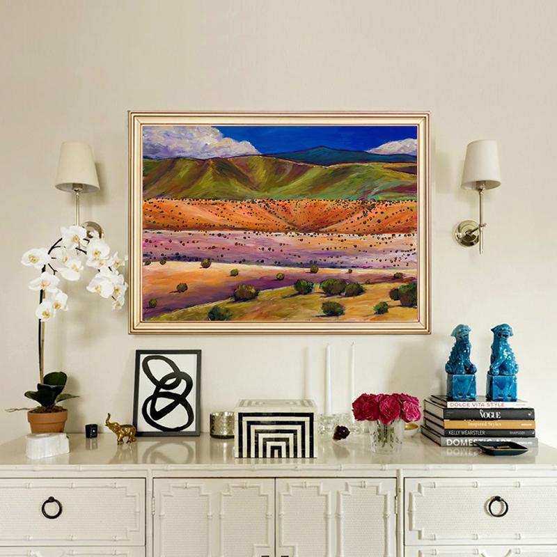 Foothill Approach 5D DIY Diamond Painting Full Round Diamond Embroidery