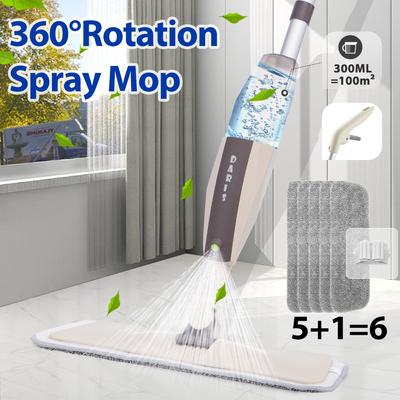 Spray Mop Broom Set Magic Flat Mops for Floor Home Cleaning Tool Brooms Household with Reusable Microfiber Pads Rotating Mop