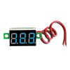 0,36 palcový LED digitální 2řádkový stejnosměrný voltmetr Červená Modrá Zelená DC 4,5-30V voltmetr